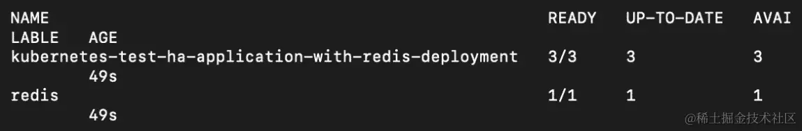 图 14.13：获取部署列表