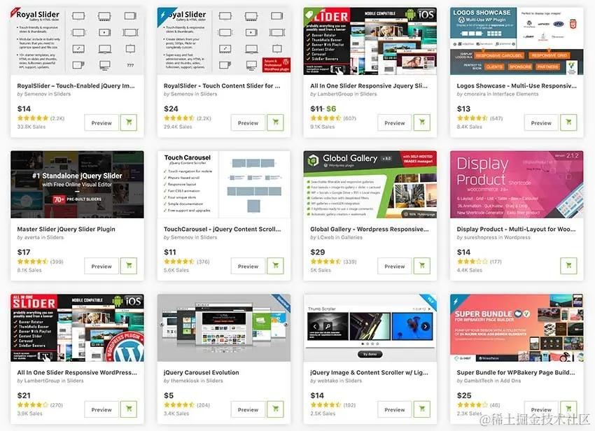 Get the best HTML5 sliders for your website from CodeCanyon.