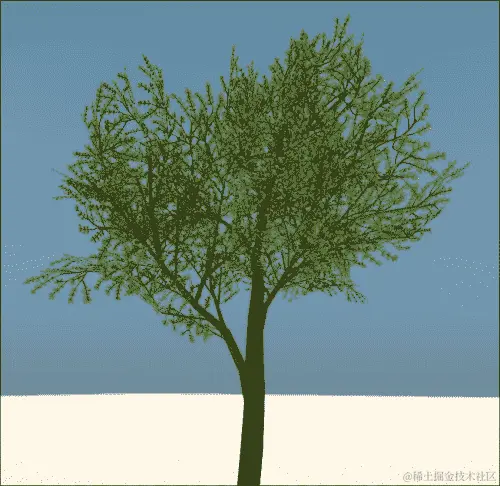 示例-植被动态 Alpha 测试