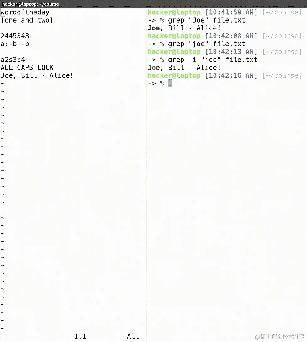基本正则表达式