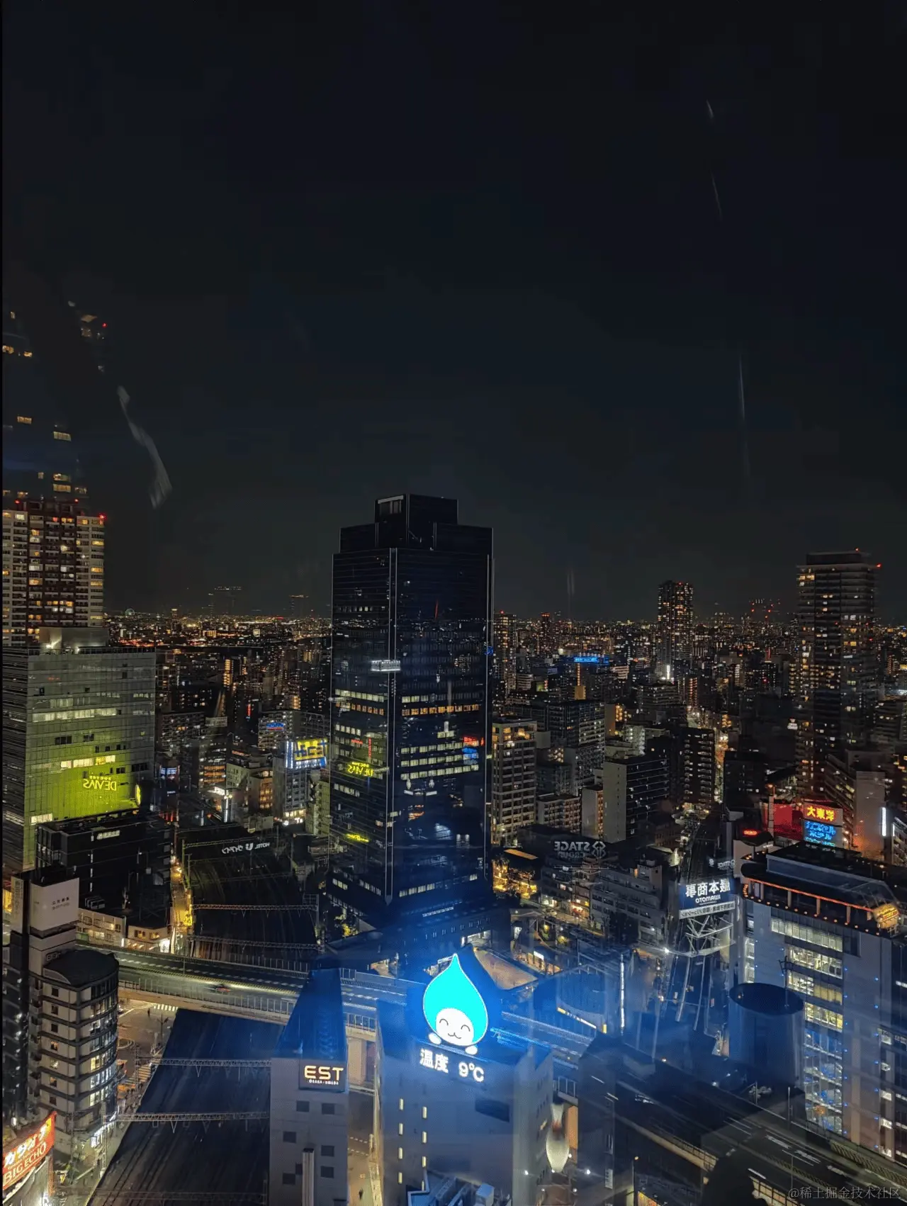 hep five摩天轮上看到的夜景