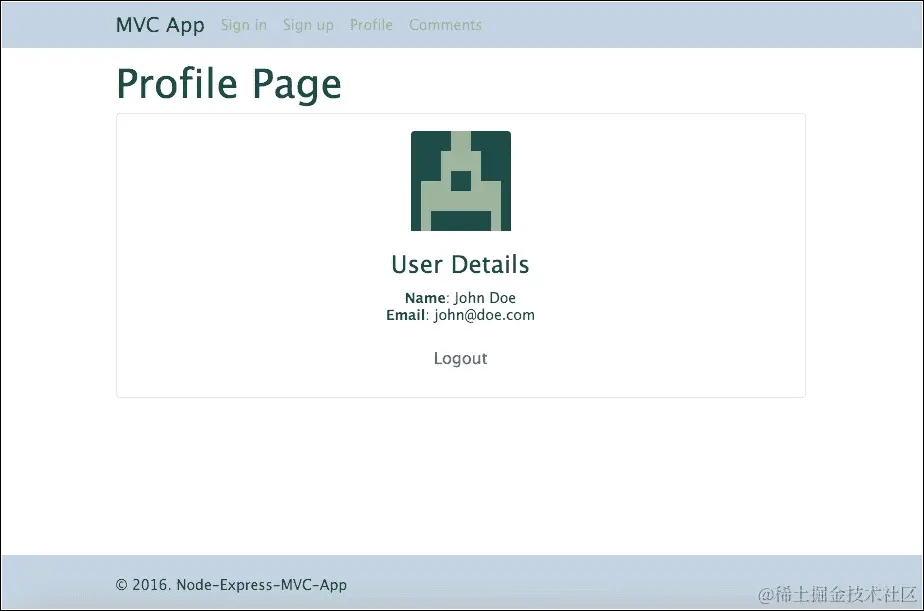 为登录、注册和个人资料添加模板