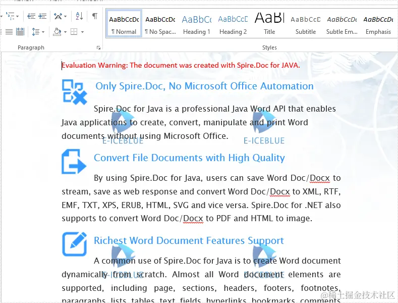 Word格式处理控件Spire.Doc功能演示：将 Word 转换为受密码保护的 PDF 文档