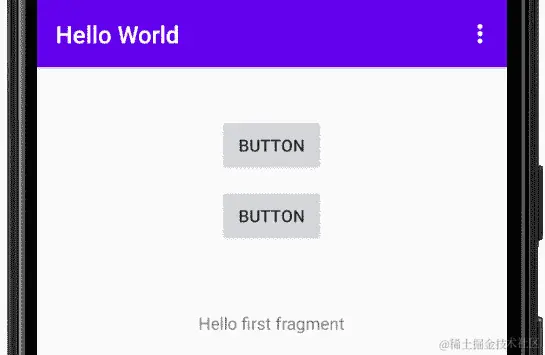 图 2.20 - 两个按钮选项