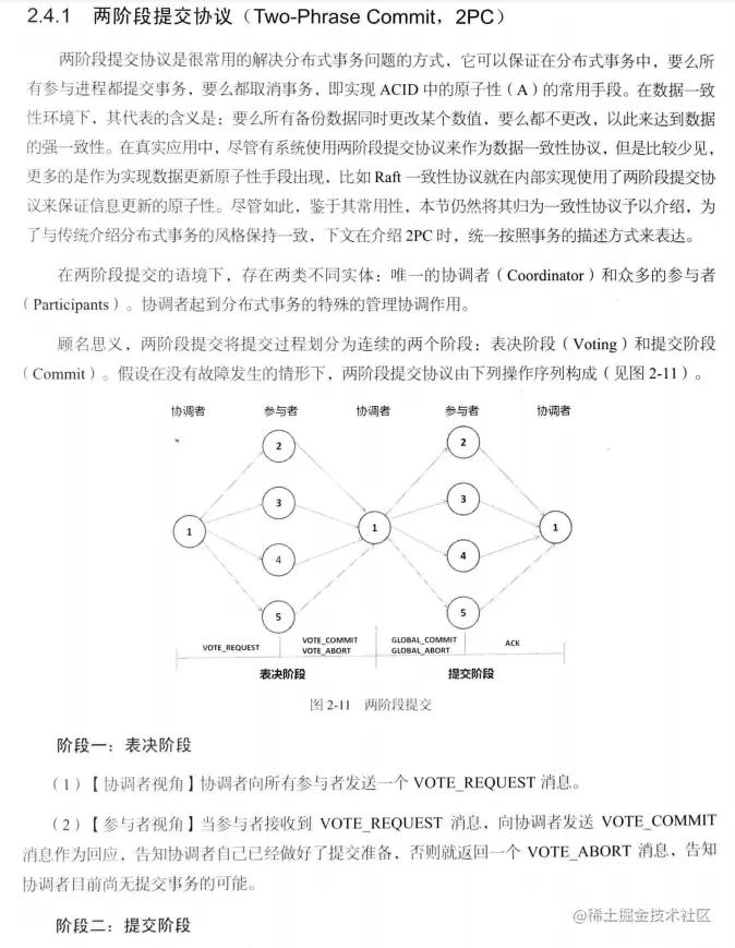 两阶段提交协议