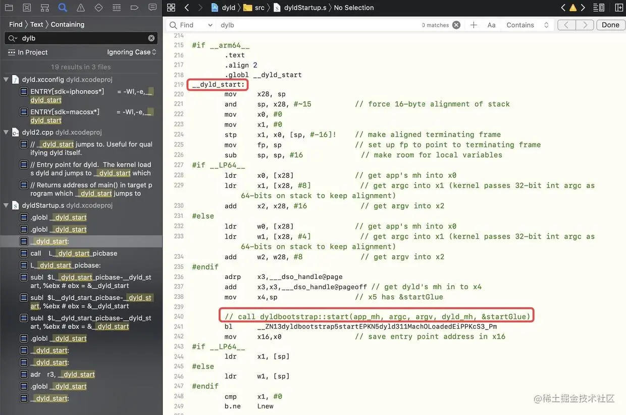 dyldbootstrap::start源码