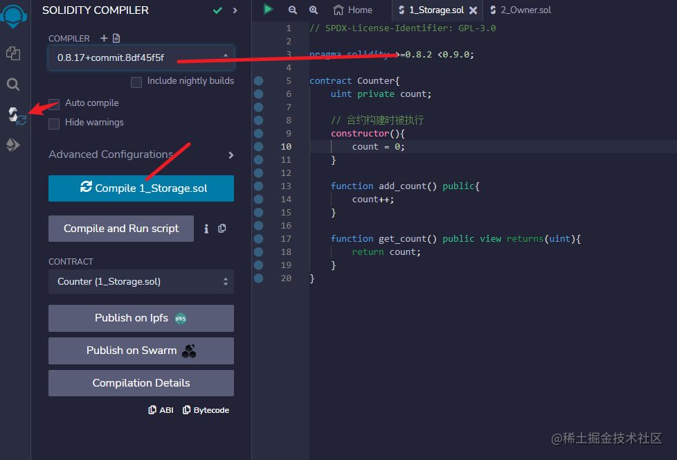ether.js使用前端如何与智能合约交互 掘金