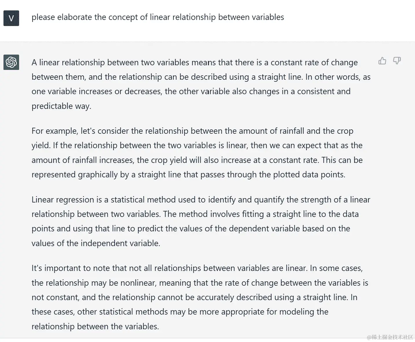 图 4.11 – 在与 ChatGPT 对话中进行深入追问的示例