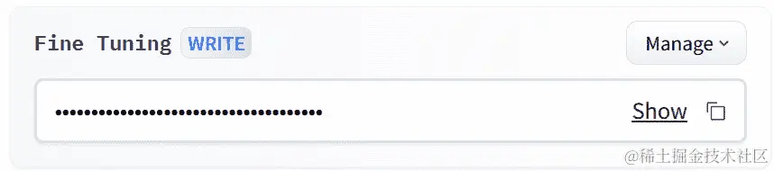 图 9.16 – Hugging Face 写入令牌访问