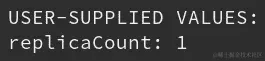 图 3.27 - replicaCount的输出