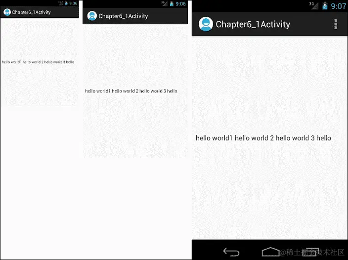 使用 match_parent 和 wrap_content