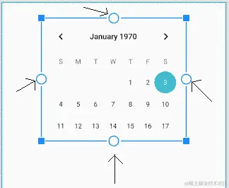 图 4.23 - 四个约束手柄