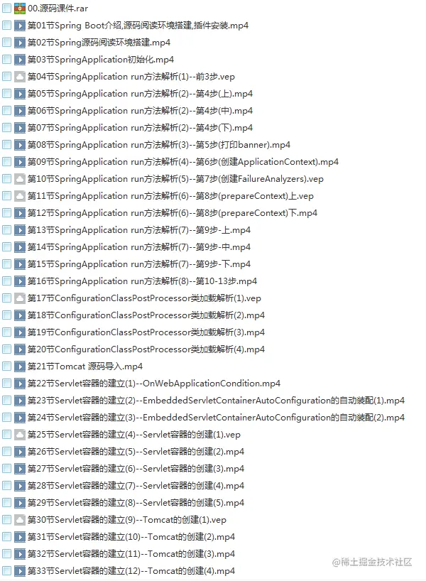 15套JAVA框架源码深度剖析视频spring5,mybatis,springboot,jdk教程插图(9)