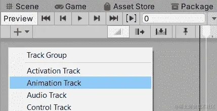 图 12.43 - 创建动画轨道