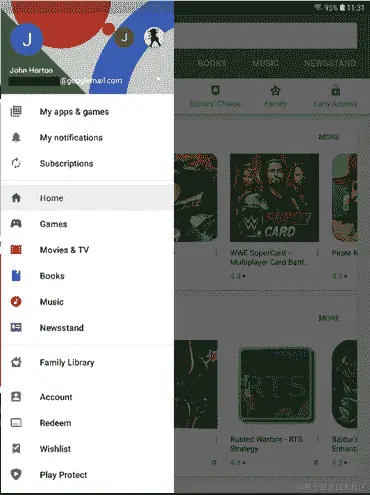 图 26.1–NavigationView 在操作中