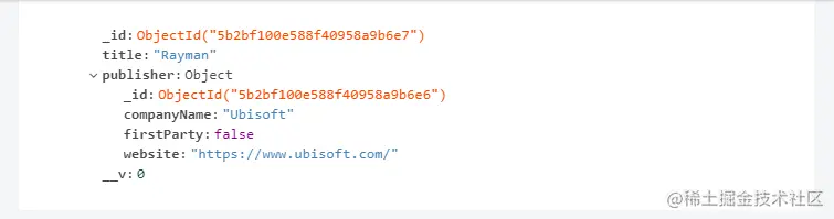 update embedded document mongodb