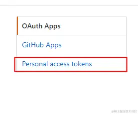 Personal access tokens