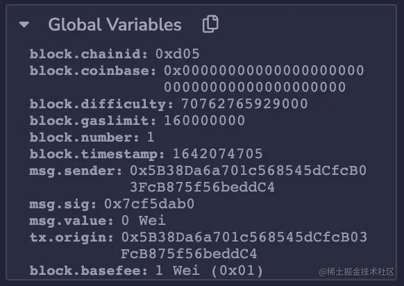 Global variables