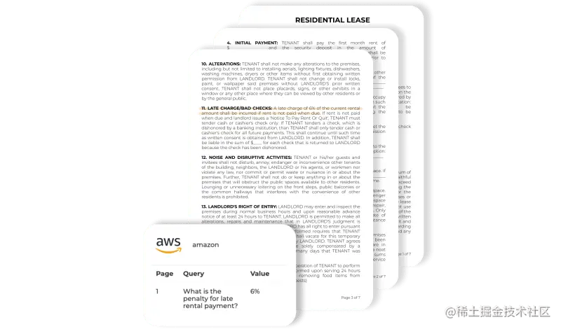 Custom Document Parsing API on Eden AI - legal document