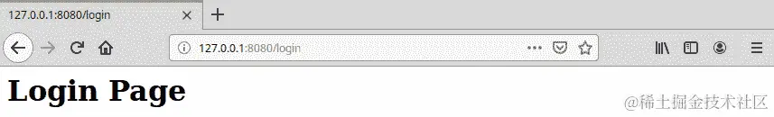 图 4.18：Golang 应用程序-登录页面