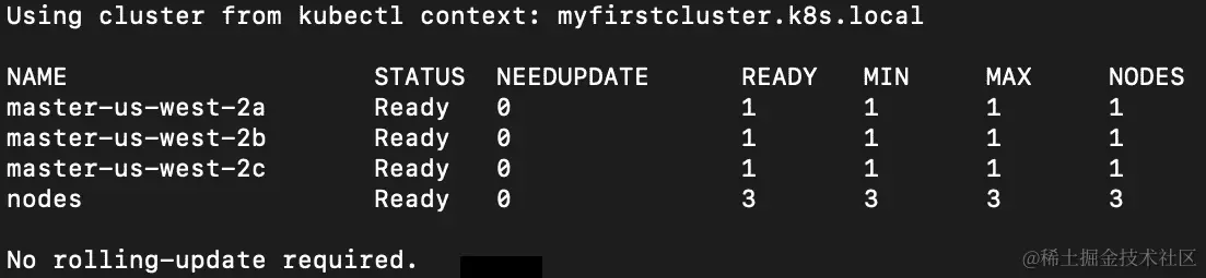 图 11.14：集群中主节点和工作节点的数量