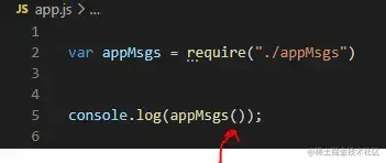 Updating app.js File