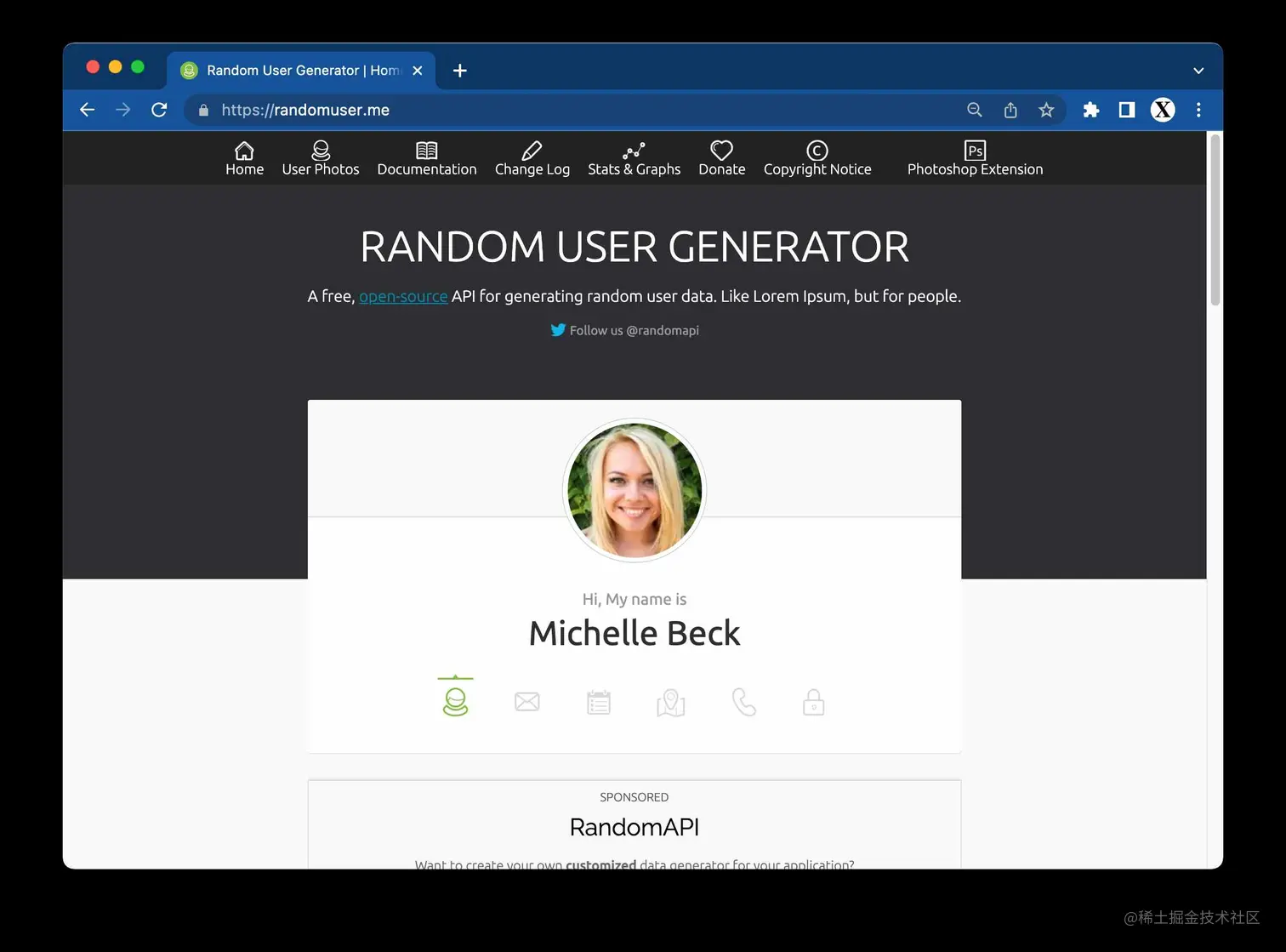 Random User Generator