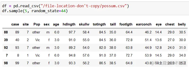 read_csv pandas python