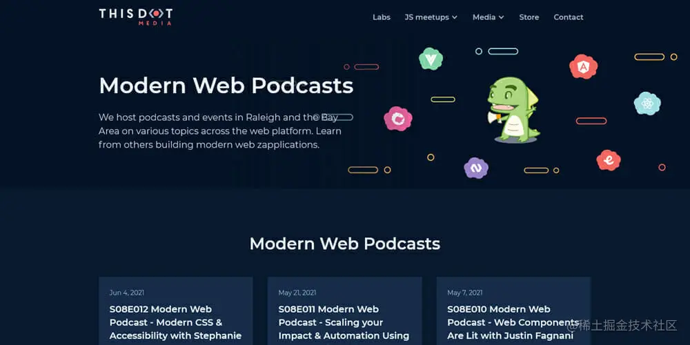 modern web podcast
