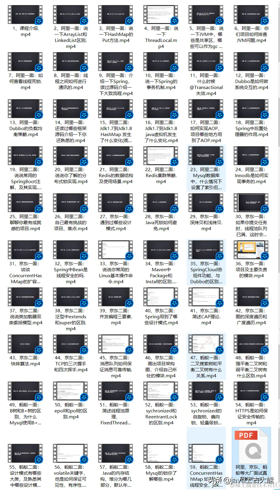 B站疯传20W份整套2021大厂面试1000题最新汇总（附视频答案详解）