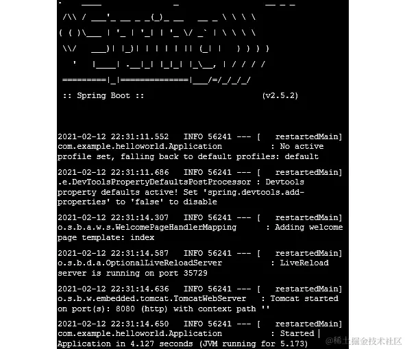 图 1.5 - 应用程序的输出