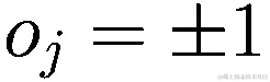{o}_{j}=\pm 1