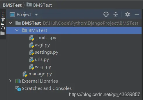 Django项目目录结构