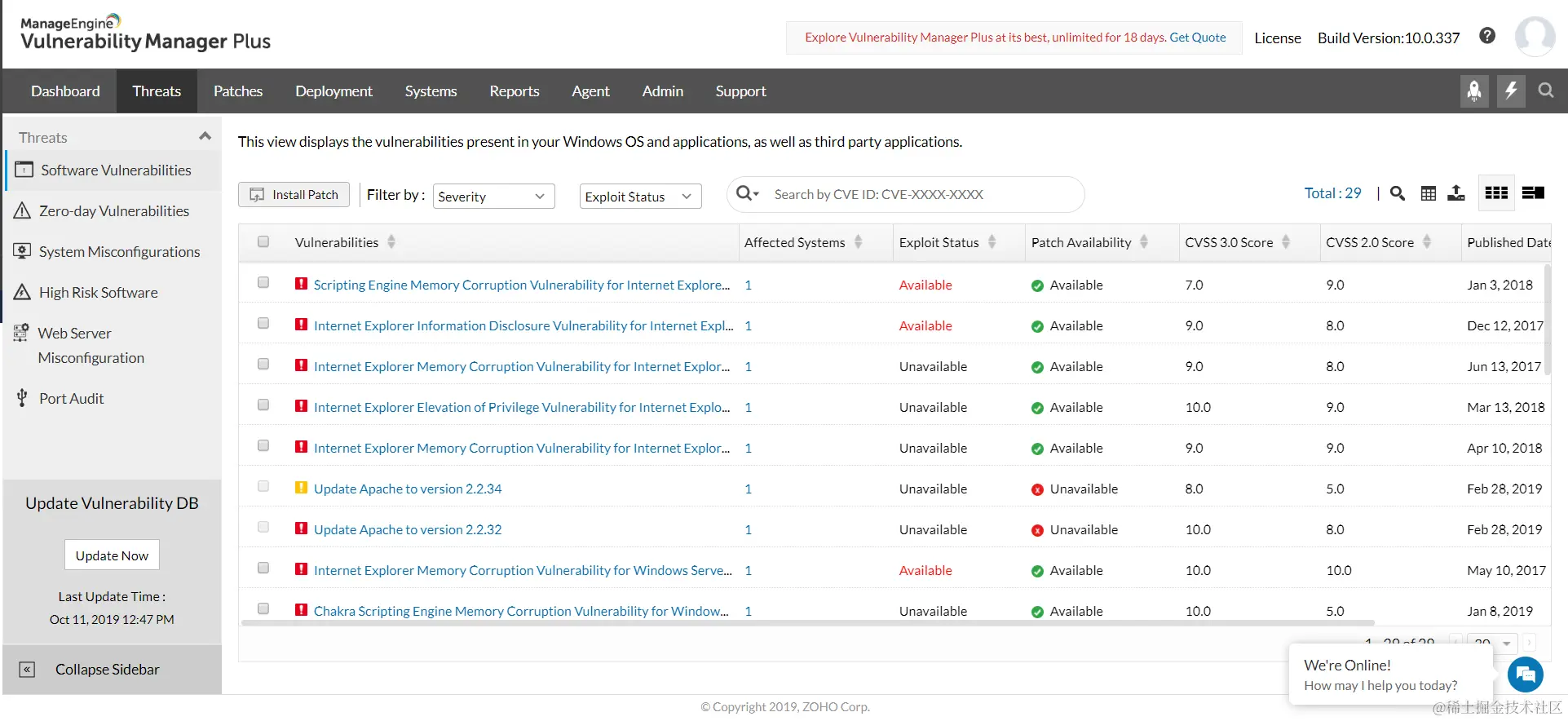 漏洞分析详细视图