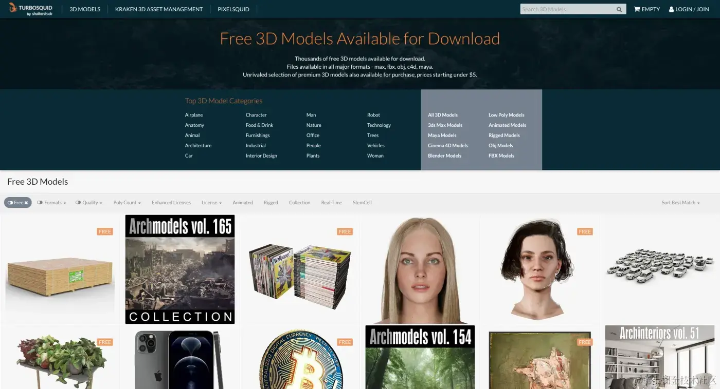 图片来自TurboSquid