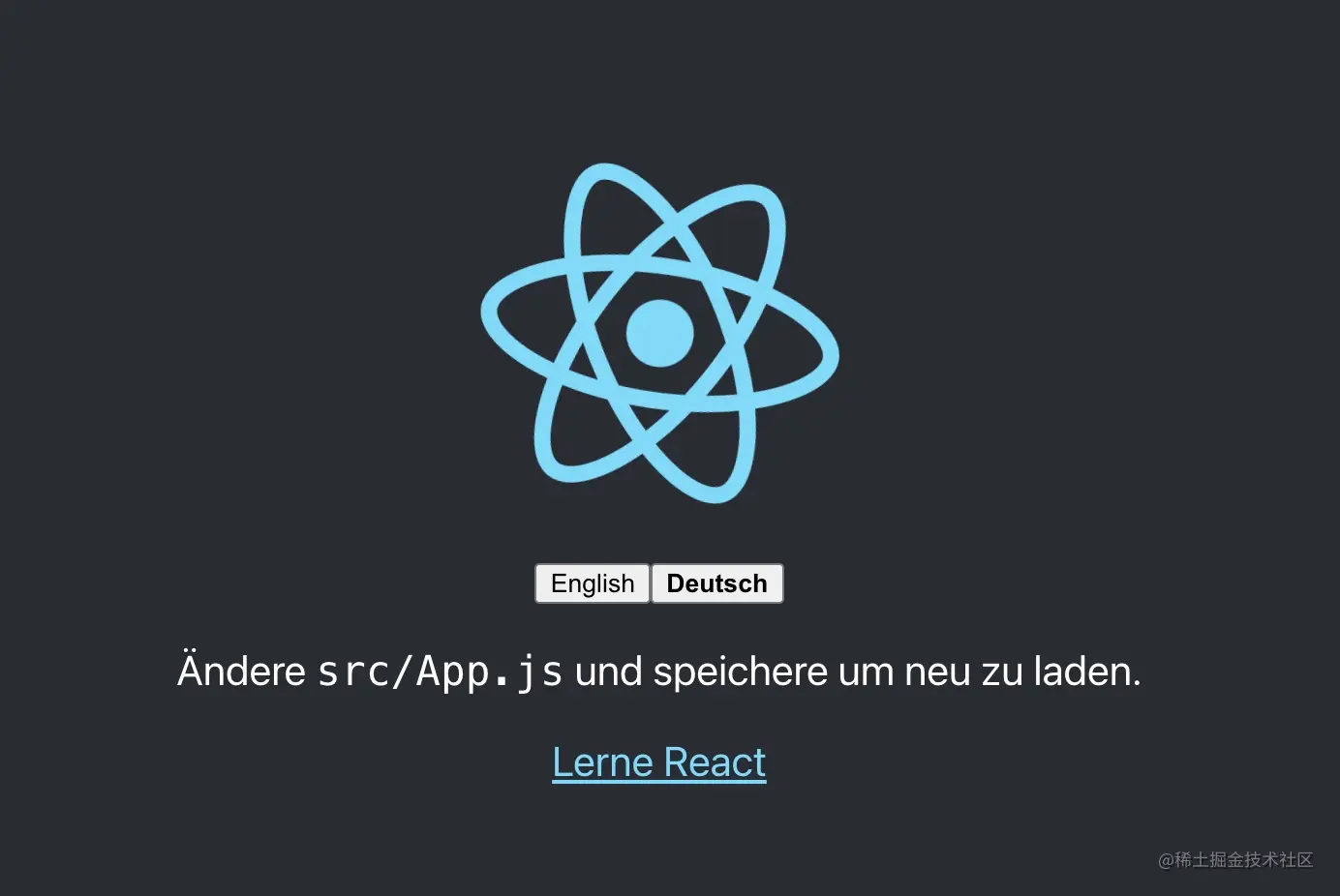 react language switcher