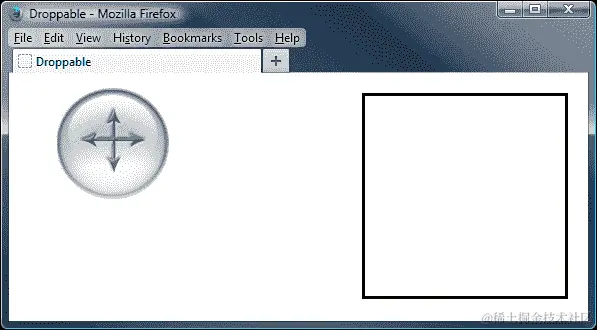 开始使用 droppable 小部件