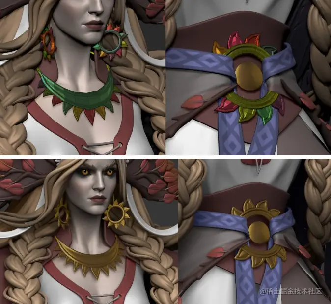 俄罗斯战神首饰模型 - 瑞云渲染