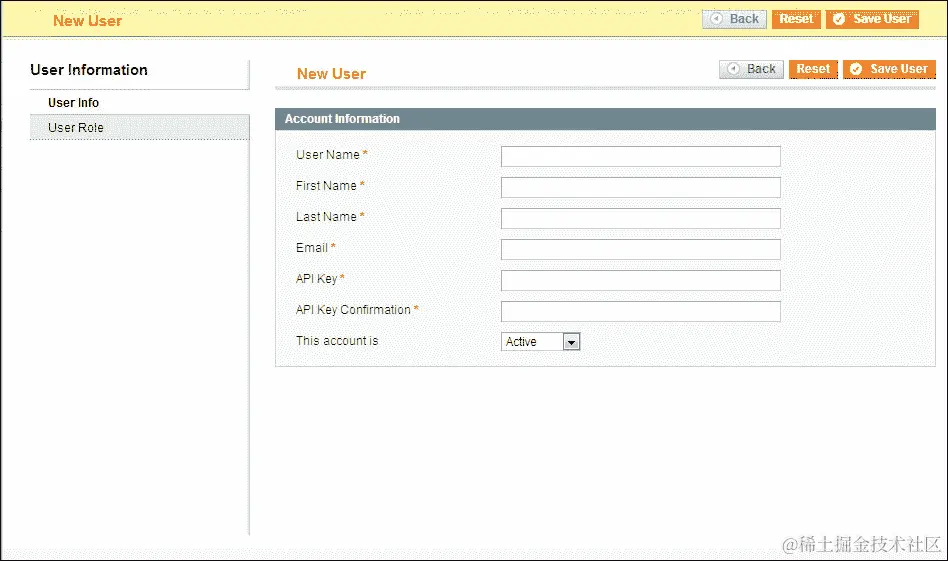 为 XML-RPC/SOAP 设置 API 凭据