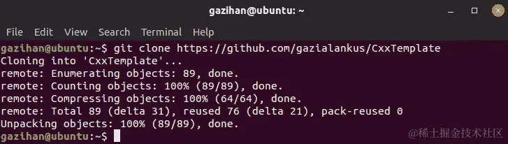 图 1.2：从 GitHub 检出示例项目