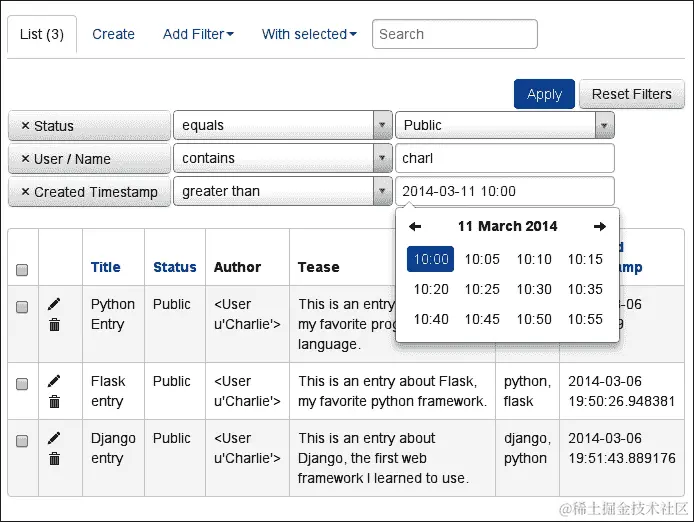 向列表视图添加搜索和过滤