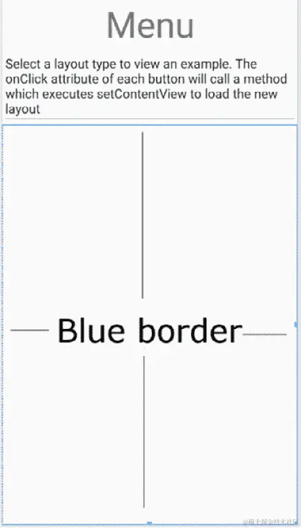 图 4.11 - 从布局类别将 LinearLayout (Horizontal)拖放到我们的设计中，并将其放置在多行文本的正下方