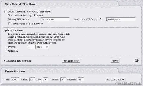 时间服务器服务，IPCop 动态 DNS，设置