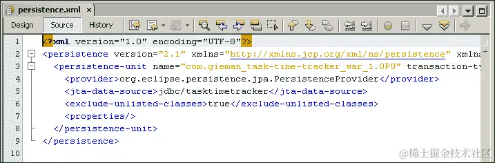 介绍 persistence.xml 文件