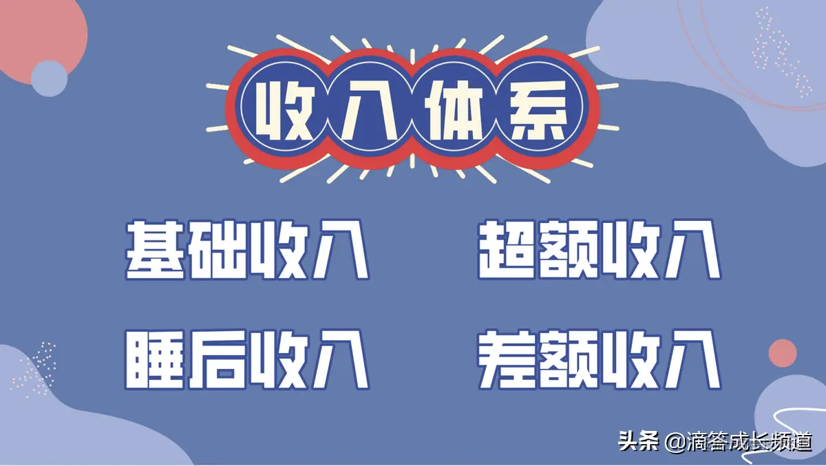 只想做个一门心思只赚钱的打工人？这4种收入你都有吗？