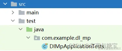 测试类所在位置
