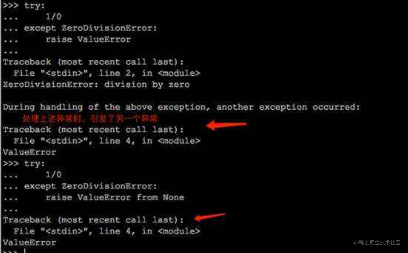 程序报错也不怕 Python异常大全 掘金