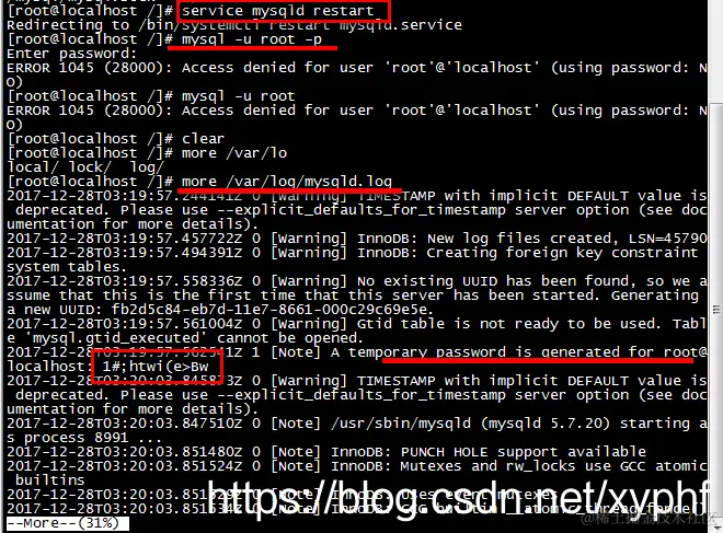 CentOS 7安装Mysql57数据库