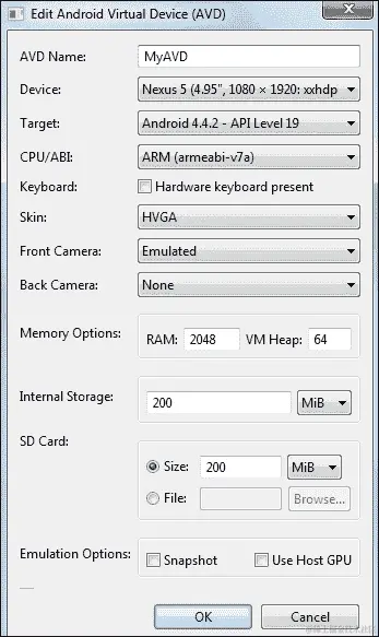 Android 虚拟设备