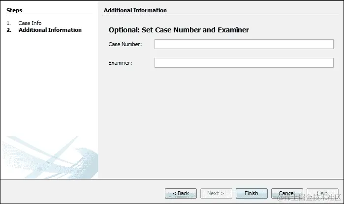 在 Autopsy 中创建案例